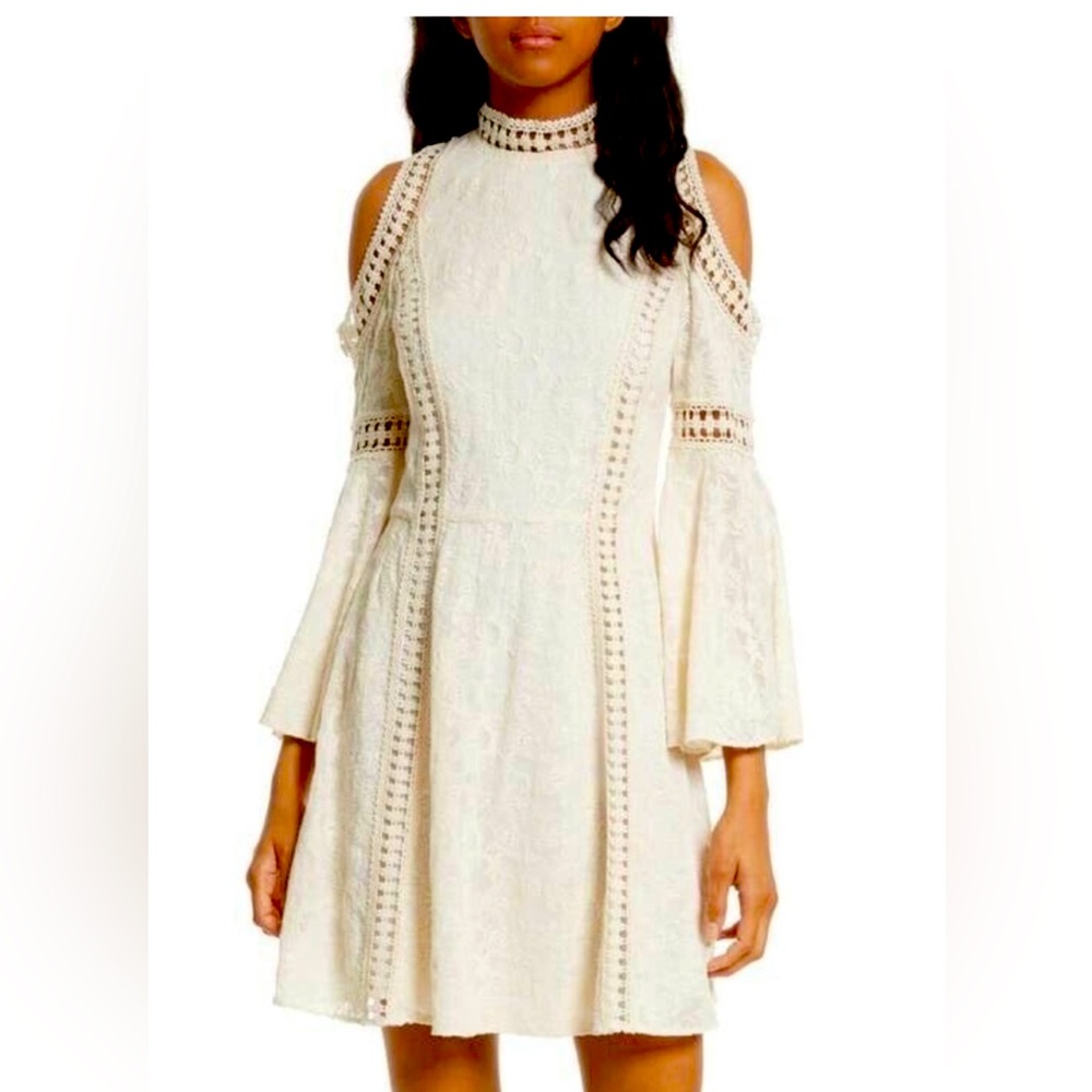 Alice + Olivia Enya Embroidered Dress size 8